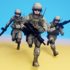 Infantry Attack: War 3D FPS Logo