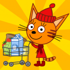 Kid-E-Cats: Grocery Store & Cash Register Games Logo