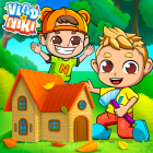 Vlad&Niki Town. It’s My World Logo