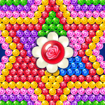 Bubble Shooter - Flower Games Logo
