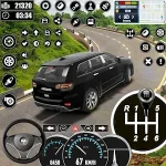 Car Driving School Logo