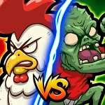 Chickens VS Zombies Logo