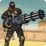 Desert Gunner Machine Gun Logo