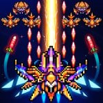 Falcon: Classic Space Invaders Logo