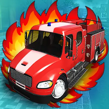 Fire Engine Simulator MOD APK Logo