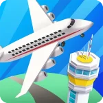 Idle Airport Tycoon - Planes Logo