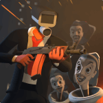 Skibidi War - Toilets Attack Logo